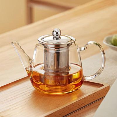 Стеклянный чайник YIHUTEA для заваривания и приготовления на пару
