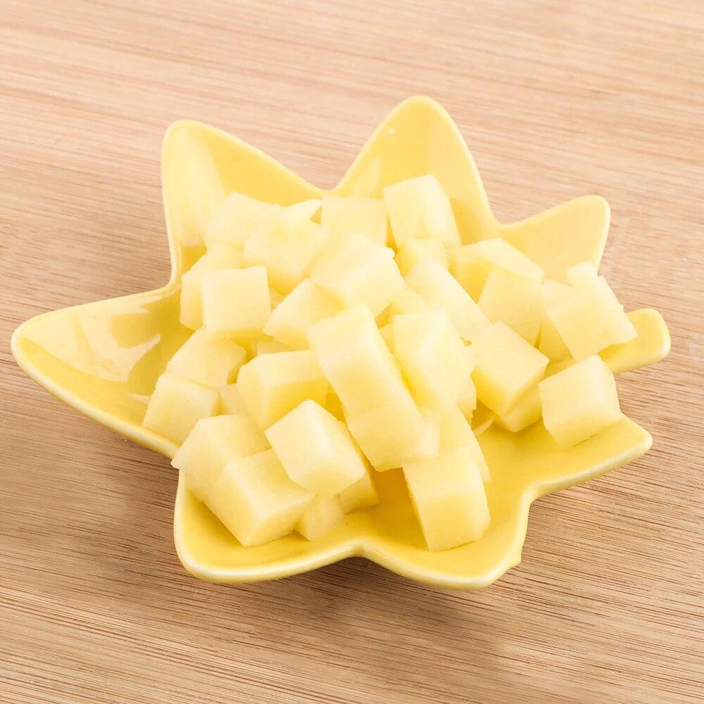 Нержавеющая сталь резак для овощей и фруктов, многофункциональная кухонная утварь, инструменты для яблочных, грушевых, картофельных чипсов, 5 шт./компл.