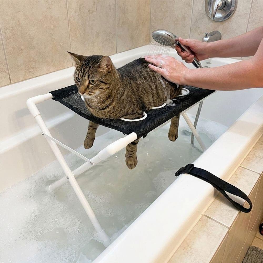 Mesh Pet Bathing Rack Quick Dry Dog Grooming Bed Pet Bathing Drying Table for Pet Shop
