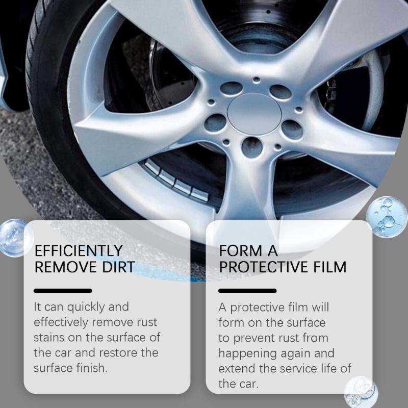 Advanced Rims Cleaner Sprayer Instantly Removes Brake Dust Dirt Protects Against Corrosion Oxidation for All Wheel Types