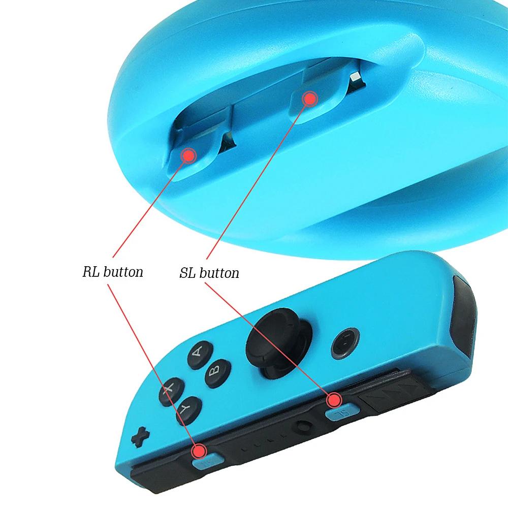 2 шт. Левый Правый Игровой Руль Контроллер Держатель Ручки Захват JoyCon Контроллер Геймпад Для Nintendo Switch OLED NS