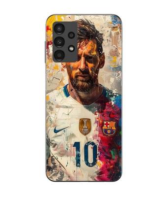 Coque Maniacase Pour Samsung Galaxy A13 4g Messi Barcelone Argentine Champion Prime N°10
