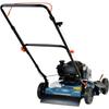 Газонокосилка газовая с двигателем Cycle Briggs & Stratton, боковым выбросом, 5-позиционной регулировкой высоты одного колеса