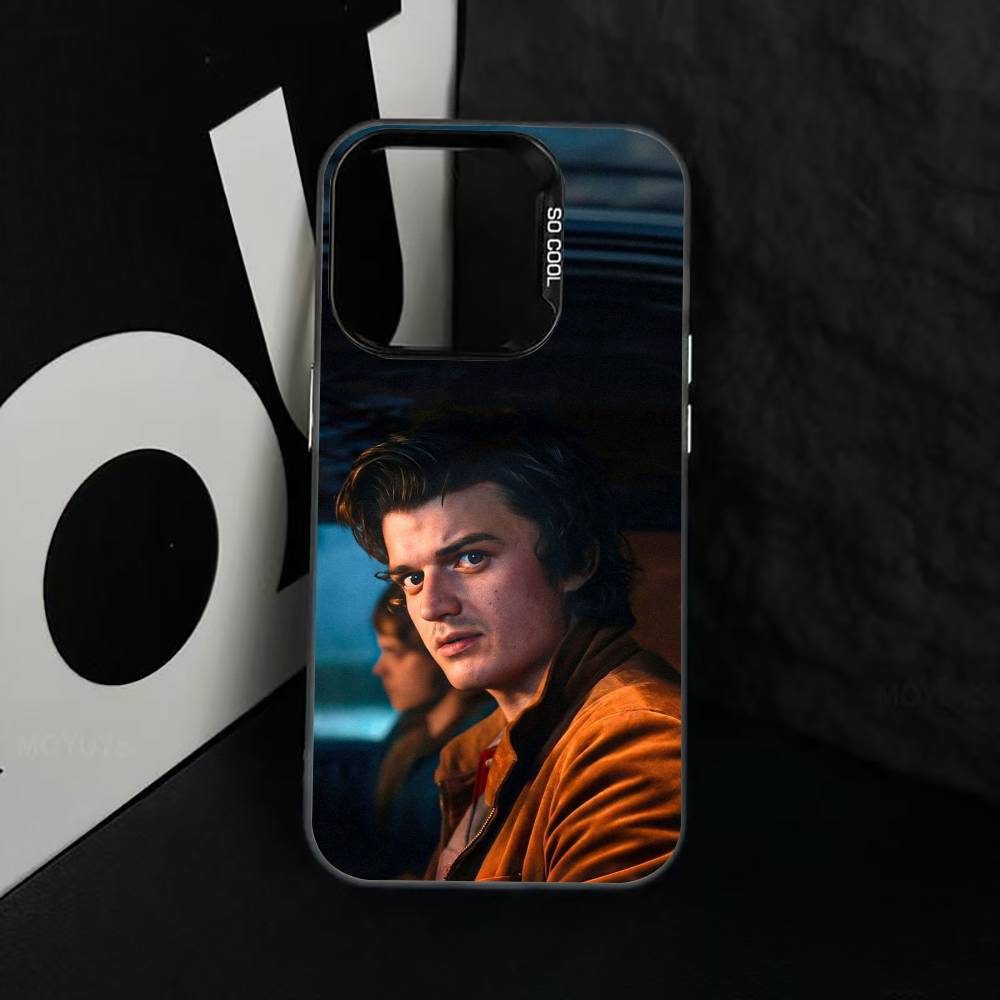 J-Joe K-Keery Actor Phone Case For iPhone 17,16,15,14,13,12,11 Plus,Pro Max,XS,Colorful Silver Black Cover