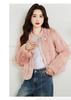 Sweet anti-aging casual rabbit fur one-piece jacket