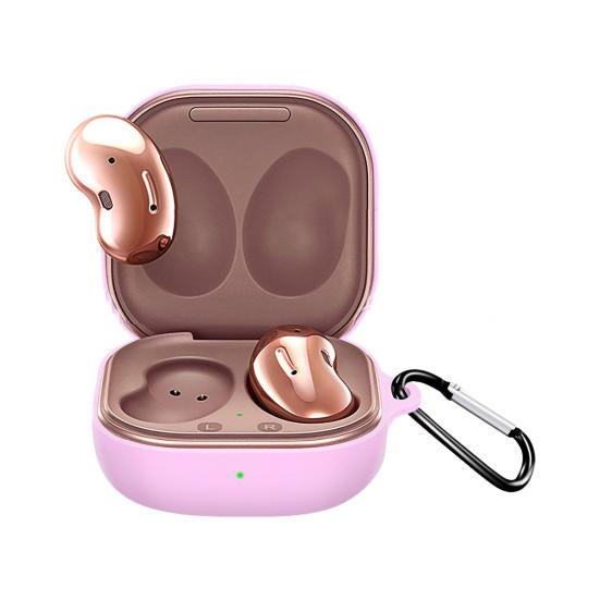 Чехол для наушников, мягкий силиконовый защитный чехол для Bluetooth-совместимой гарнитуры с защитой от царапин для Samsung Galaxy Buds 2/Live/Pro