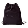 Prada Рюкзак из переработанного полиамида Re-Nylon с завязкой-шнурком, унисекс, черный, 2VZ126_4ECO_F0002_V_OOO