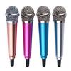 3.5mm Mini Condenser Microphone Phone Karaoke Mic with Stand for iPhone Android