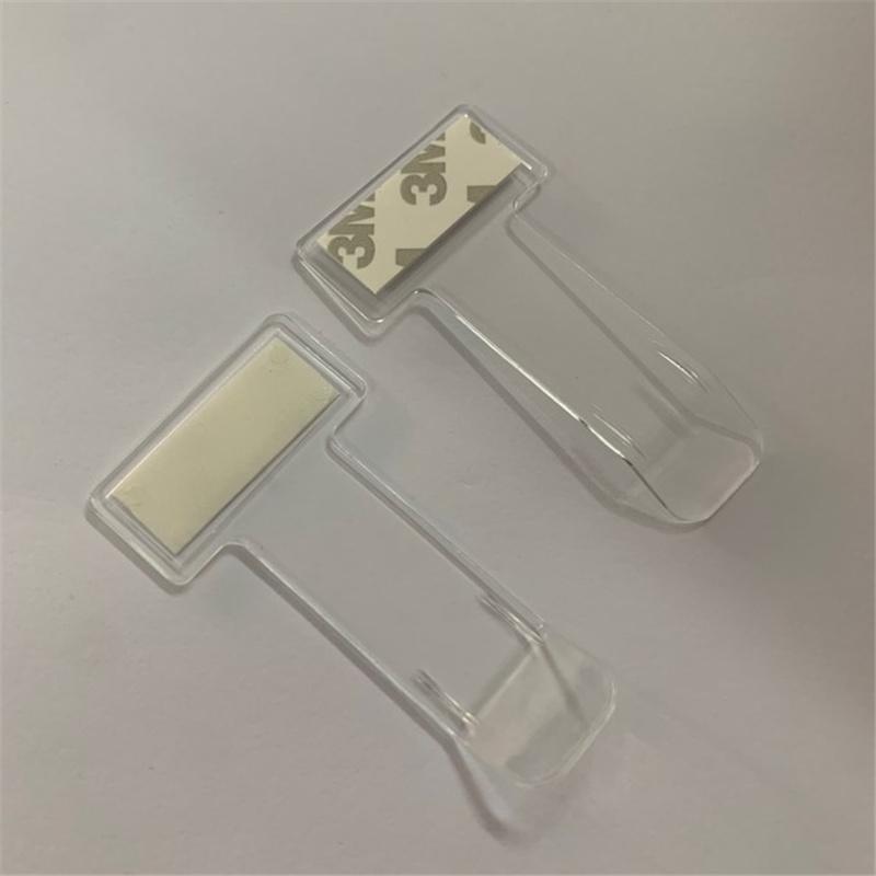 1/2/4 Pcs Car Parking Ticket Clip Car Fastener Card Holder Mount Windshield Sticker T Shape Plastic Folder Universal Auto Parts