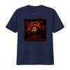 Gothic Heavy Metal Repentless Album Dark Flame Print Casual Streetwear T Shirt Vintage Washed Stretched Versatile Fashion