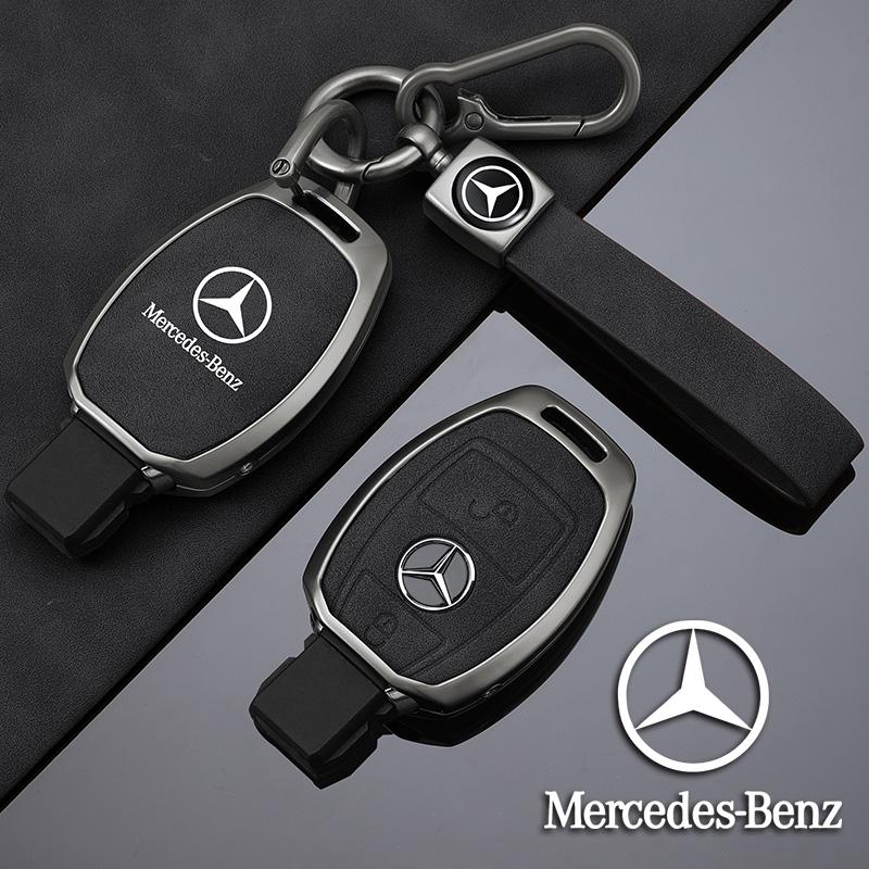 WAK3 Fashion Zinc Alloy Car Key Remote Key Case Cover For Mercedes Benz A C E S G Class GLC CLE CLA W177 W205 W213 W222 X167 AMG