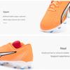Puma Детские футбольные бутсы с низким верхом для игры на натуральном газоне Ultra Play Детские футбольные бутсы Оранжевые Белые 107233-01