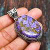 Copper Charoite, Gemstone Handmade 925 Sterling Silver Jewelry Pendant For Thanksgiving