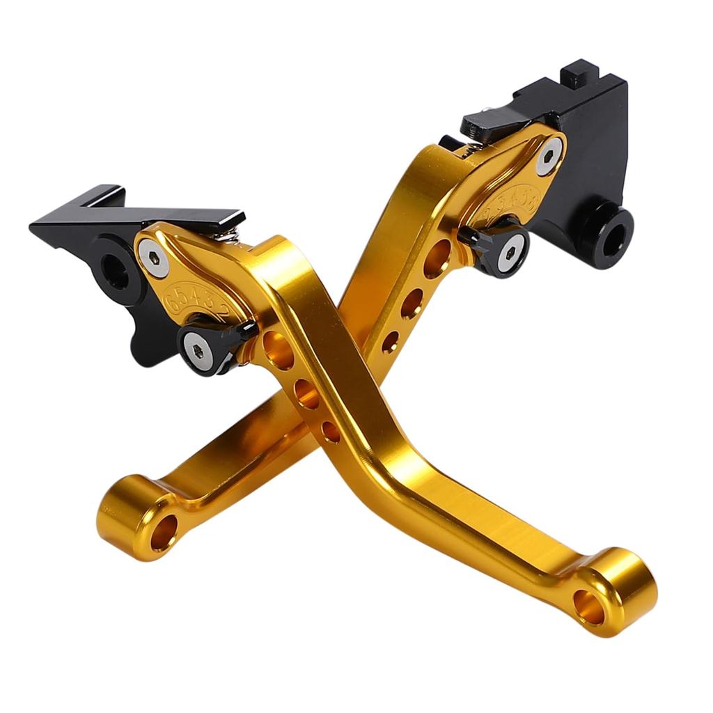 nakira Brake Clutch Lever Set Ninja250 Ninja400 Z250 Z400 Versis-X250 (Gold)