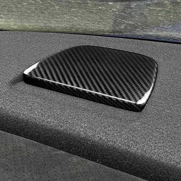Carbon Fiber Rear Seat Headrest Cover for Car Interiors