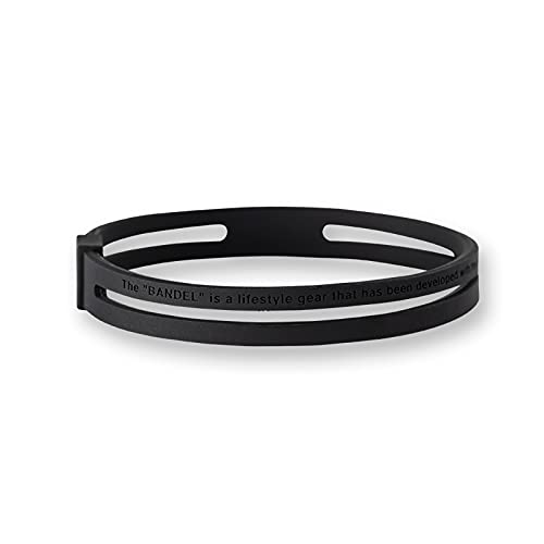 Браслет Bandel ASYM L (19,0 см) черный