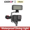 Водонепроницаемый светодиодный фонарь для дайвинга, заполняющий ночной свет для Gopro Hero 12 11 10 9 8 insta360 X2 X3 DJI Osmo, аксессуары для экшн-камер