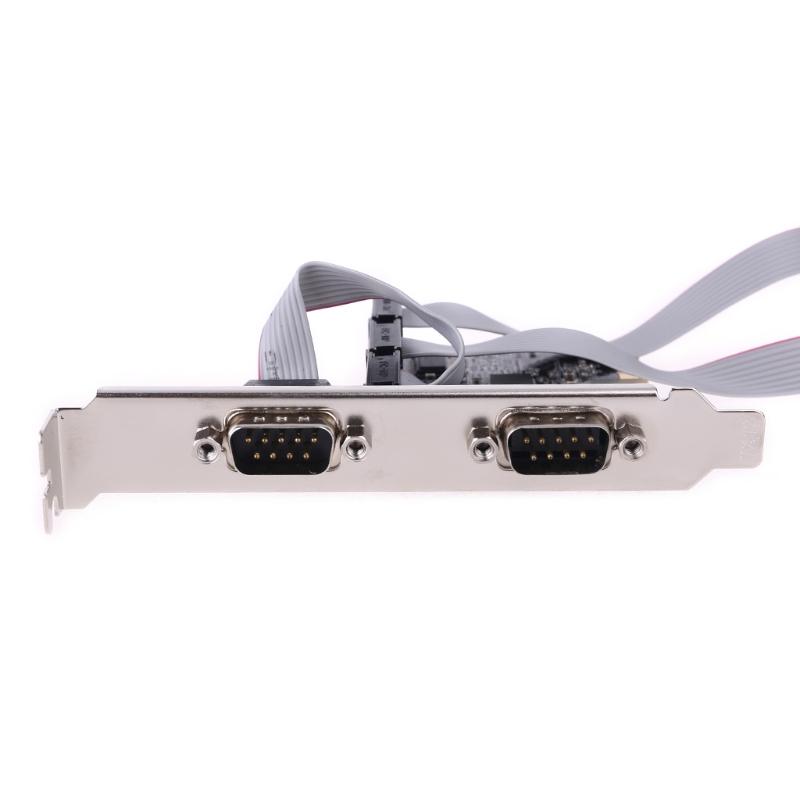 99100 Чипсет PCIe 4 порта Последовательная карта расширения Multi RS232 DB9 COM Expansion r Адаптер