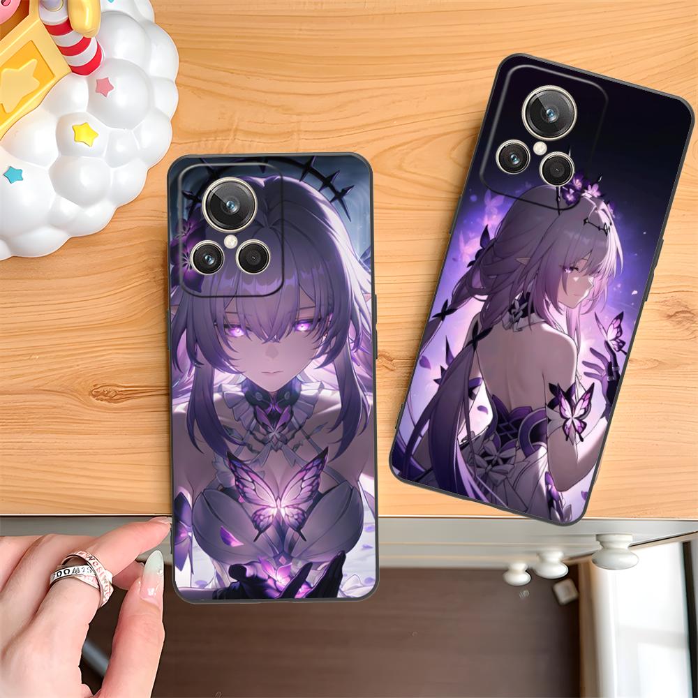 HSR Castorice Матовый TPU Чехол для Мобильного Телефона для Realme GT 8 Neo Pro C75 73 71 C67 65 C55 53 C35 31 C20 15 Цветной Чехол