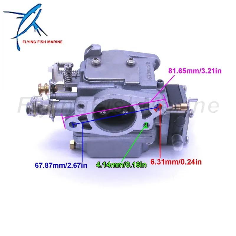 Outboard Motor 3303-803687A1 3303-803687T01 Carburetor Assy and 27-803699 27-803699001 Gaskets for Mercury Marine 9.9HP 15HP 18H