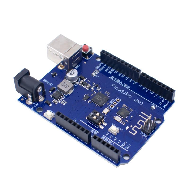 Плата разработки RP2040 Picoduino UNO, двухъядерная плата WiFi на базе Raspberry Pi PICO, совместимая с проектами Arduino
