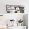 Kitchen Wall Cabinet with Stainless Steel Shelf