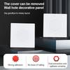 86Type Air-conditioning Dust Plug Easy Install Hole Cap Creative Wall Hole Cover  Wall Decoration
