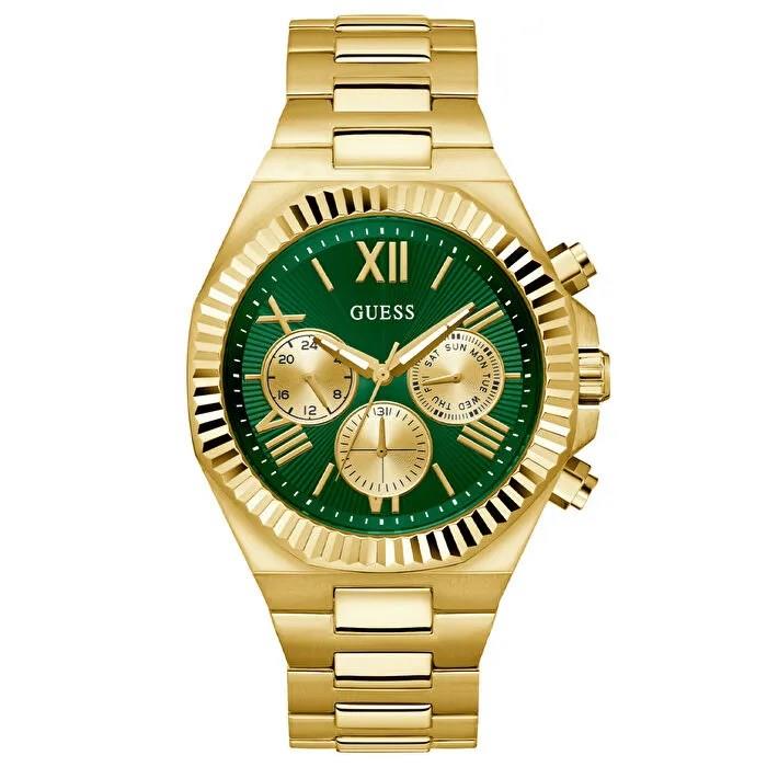Guess Equity GW0703G2 Men's Gold-Tone Stainless Steel Multifunction Watch