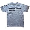 Funny I Never Finish Anything Graphic Cotton T-shirts Men Women's Fashion Casual Tshirt Loose Oversized Streetwear ADHD T Shirt