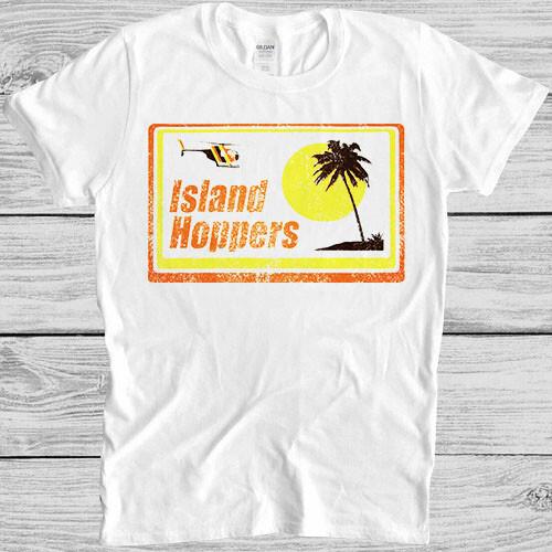 Футболка Island Hoppers 1181 Магнум PI Король Винтаж Крутой Подарок
