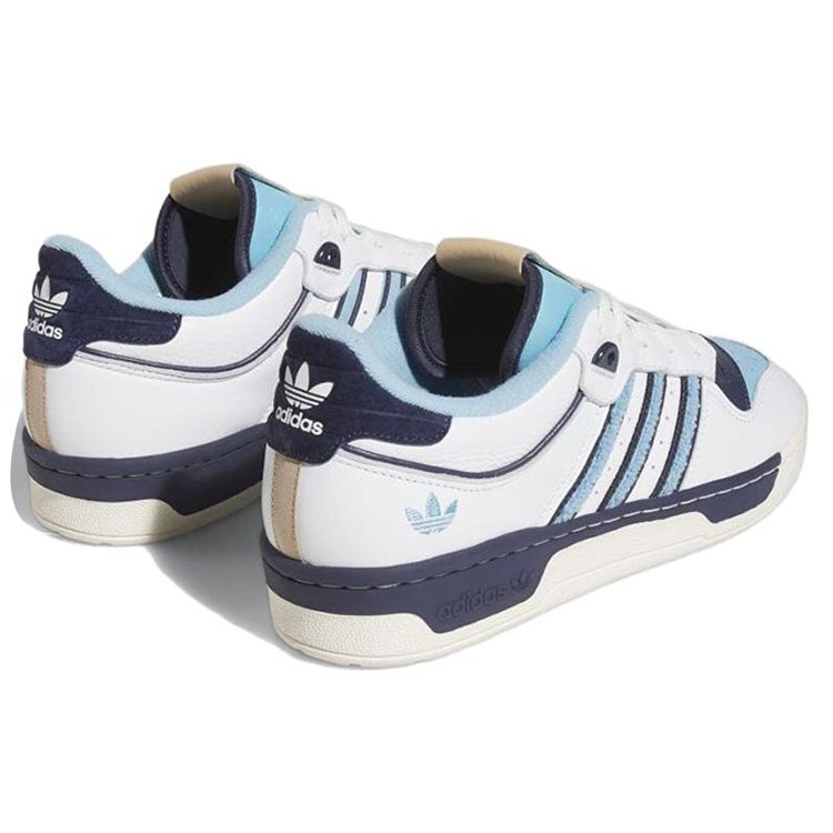adidas Кроссовки унисекс Rivalry Low 86 Tar Heels Белая обувь-белый прозрачный-синий FZ6334