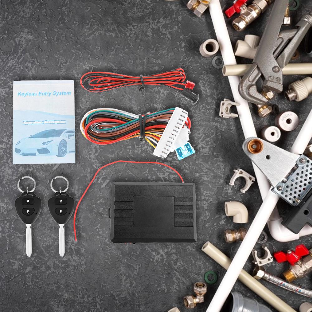 Автомобильный дистанционный центральный комплект, дверной замок, сигнализация, система бесключевого доступа