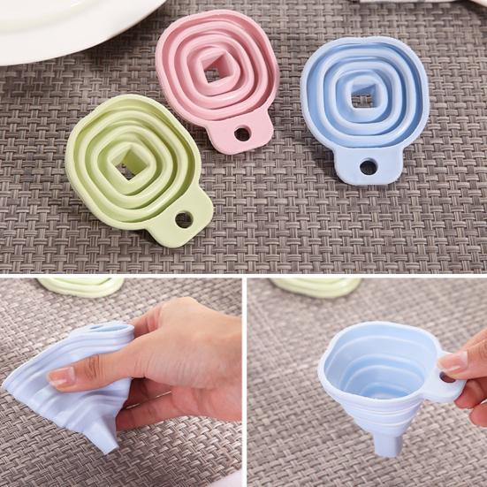 Выдвижная мини-воронка для масла и духов, инструмент для переноски жидкости, бытовой кухонный инструмент