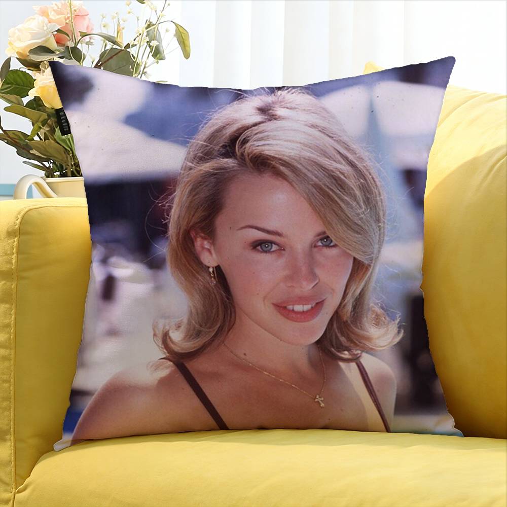 KKylie Minogue Singer World Various Sizes Square Pillow Case For Car Home Bedchamber Decor