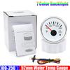 100~250℉ 2"52mm Water Temperature Gauge with Flashing Alarm 7 Color Backlight Water Temp Meter Indicator Car Boat Yacht Custom