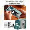 Для Samsung Galaxy Z Flip 7 с держателем для карт [RFID-блокировка] и защитой шарнира и HD-защитой экрана, Прочный противоударный чехол для телефона - Мятно-зеленый