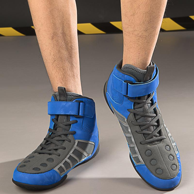 Мужская/женская боксерская борцовская обувь для подростков, легкая противоскользящая обувь для тренировок, боевая обувь, мотоциклетные ботинки