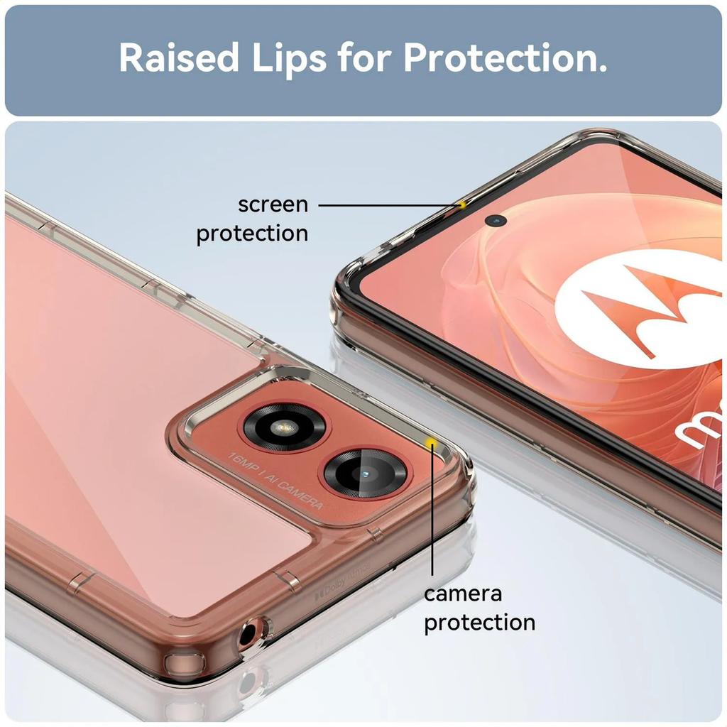 Phone Case For Motorola Moto G04 , Clear Transparent Phone Case Cover For Motorola Moto G04