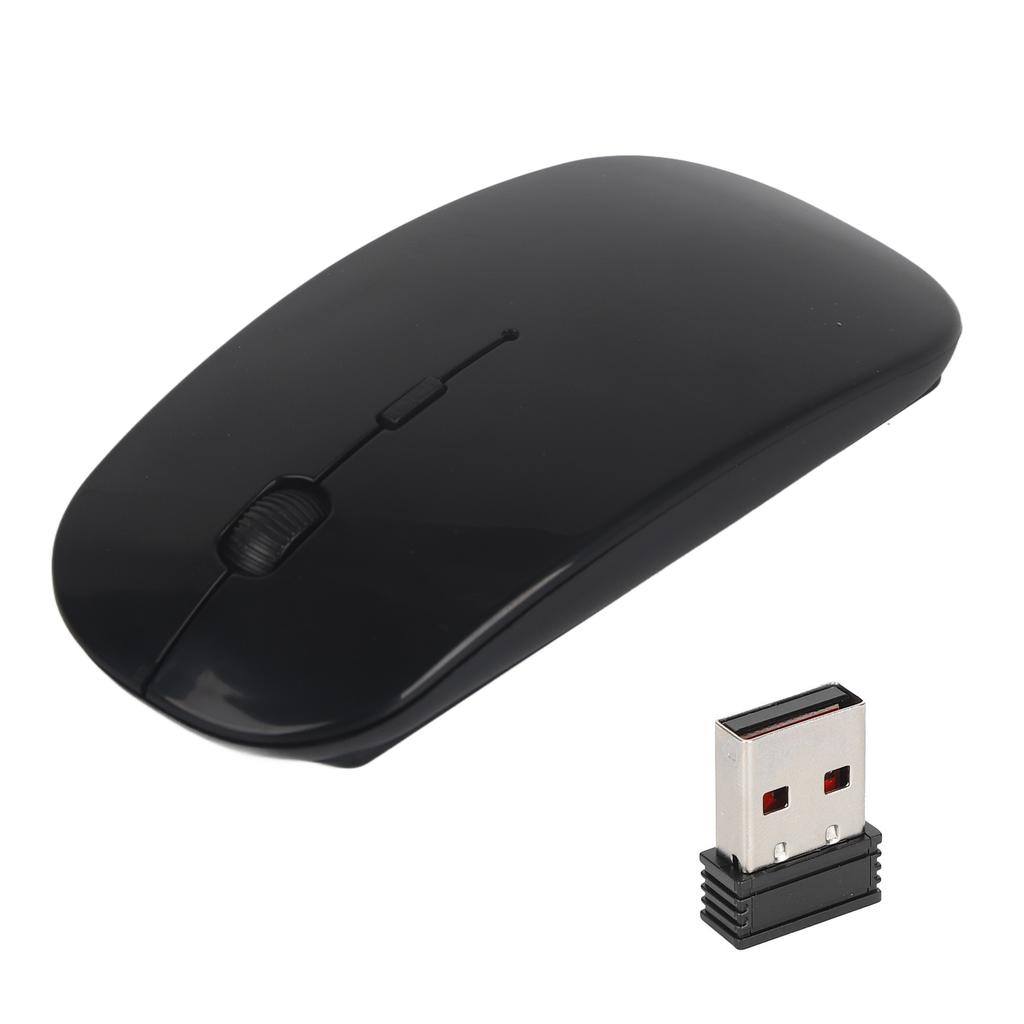 Wireless Mouse Smart Slim Mini Portable 2.4G Cordless Mouse with USB Receiver for Laptop Computer Tablet