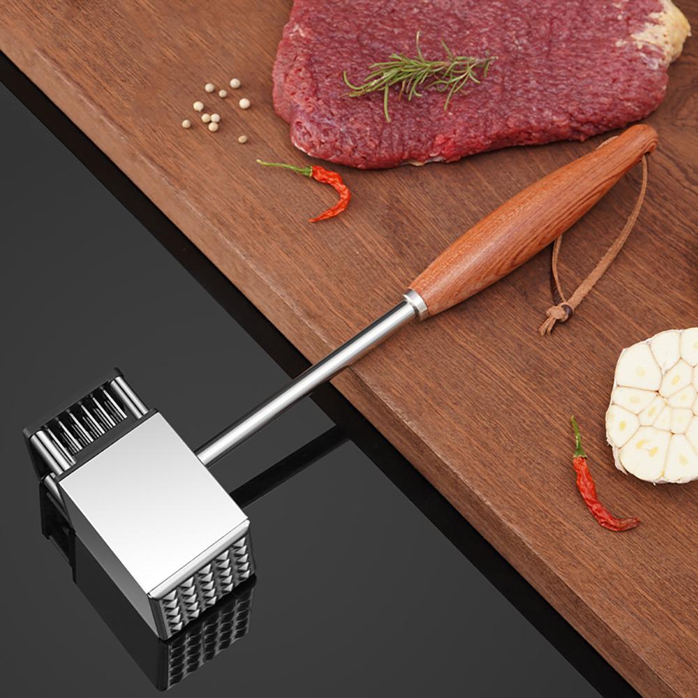 Нержавеющая сталь двухсторонний молоток для отбивания мяса многоцелевой молоток для отбивания курицы говядины орехов с 36 острыми иглами кухонные принадлежности
