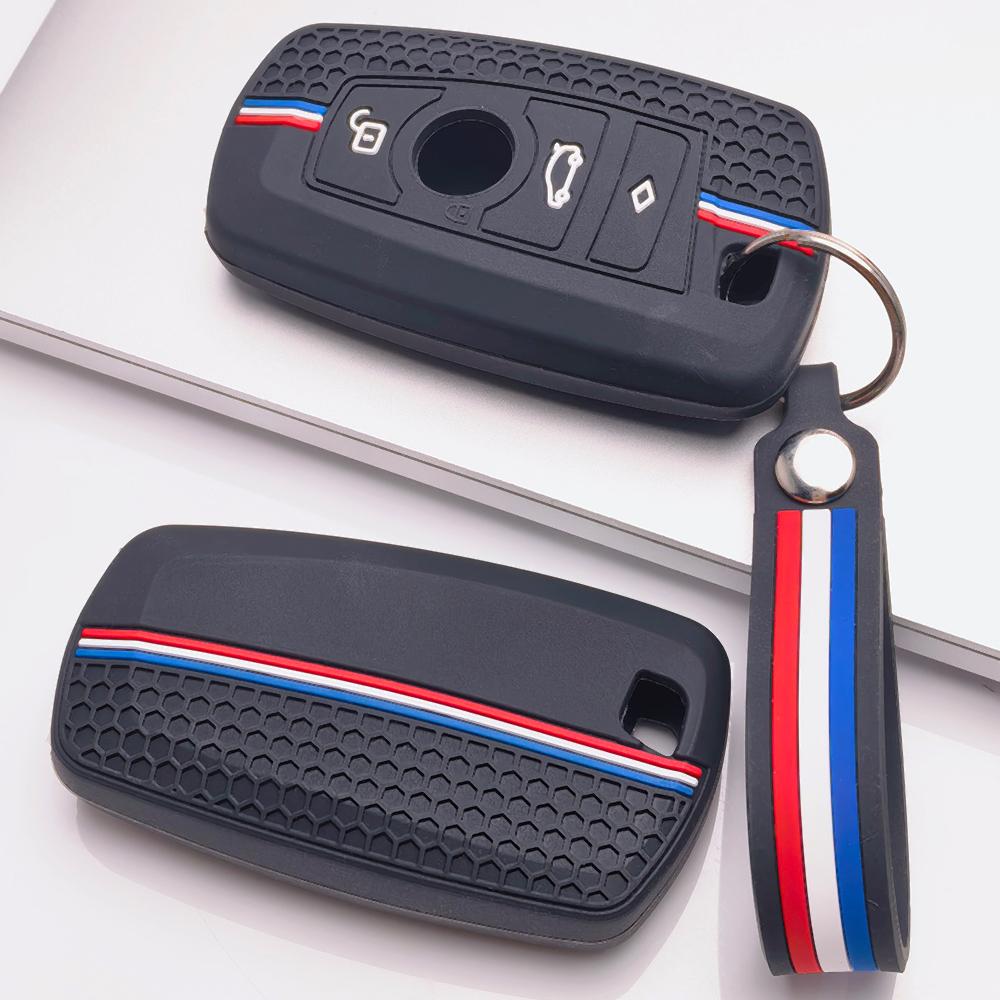 Чехол-брелок для ключей для BMW F10 F20 F30 F31 F32 F34 F15 F16 с брелоком, устойчивая к царапинам поверхность, ударопрочная конструкция, текстура с мягким захватом, простой в установке дизайн