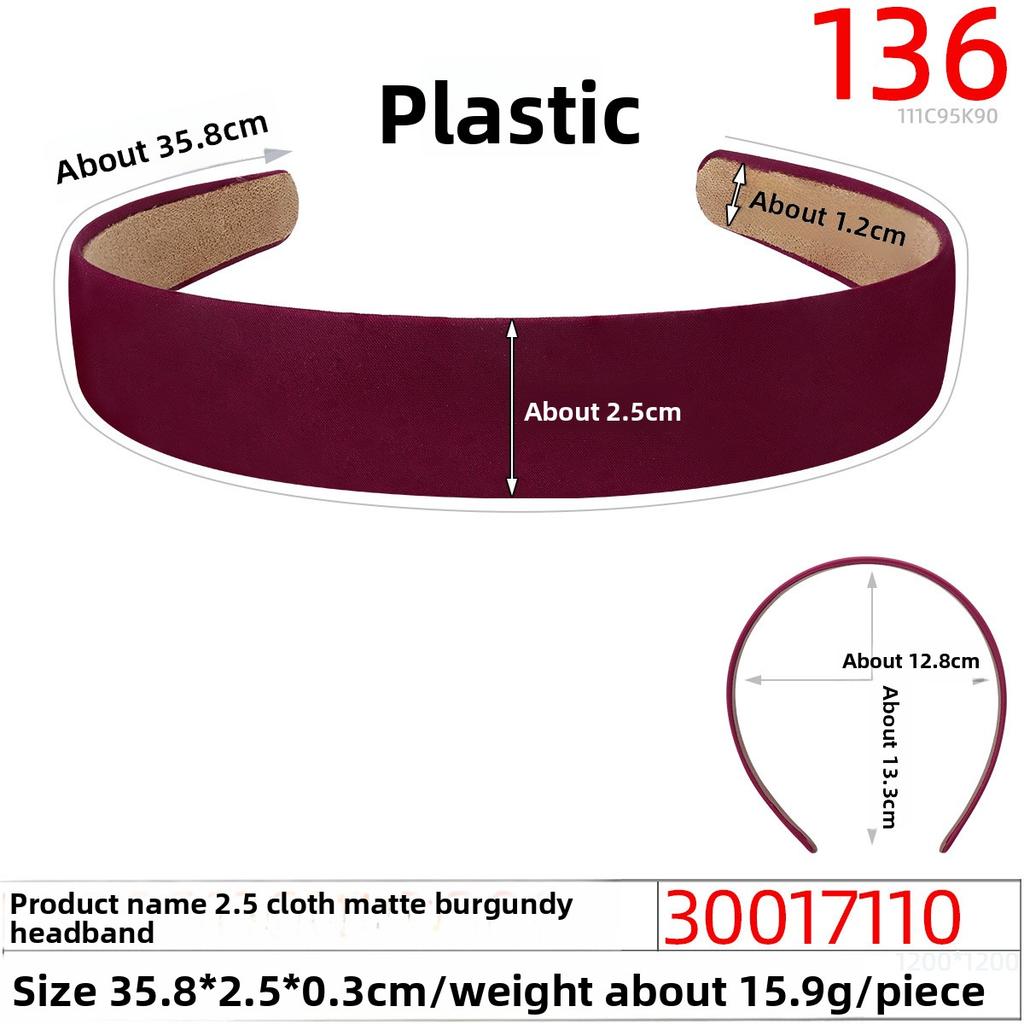 Красочная атласная широкополая повязка на голову, ретро, ручная работа, простая женская тканевая повязка для волос