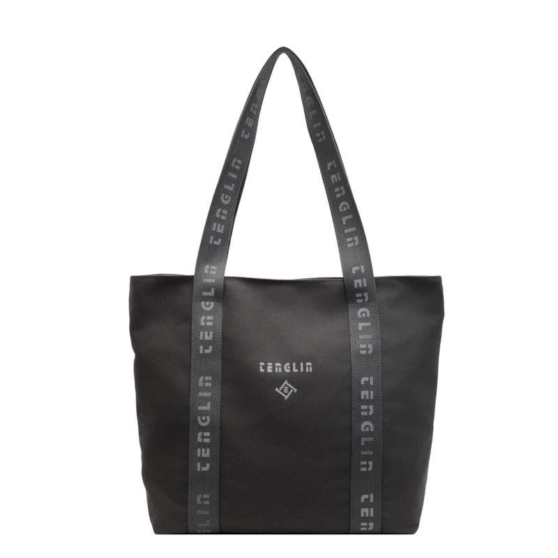 Большая вместительная сумка через плечо женская сумка-тоут с надписью Letter