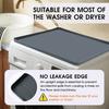 Silicone Washing Machine Protector Mat Waterproof Non-slip Washer Dryer Dust-proof Cover Laundry Room Kitchen Washing Machine Top Protective Mat