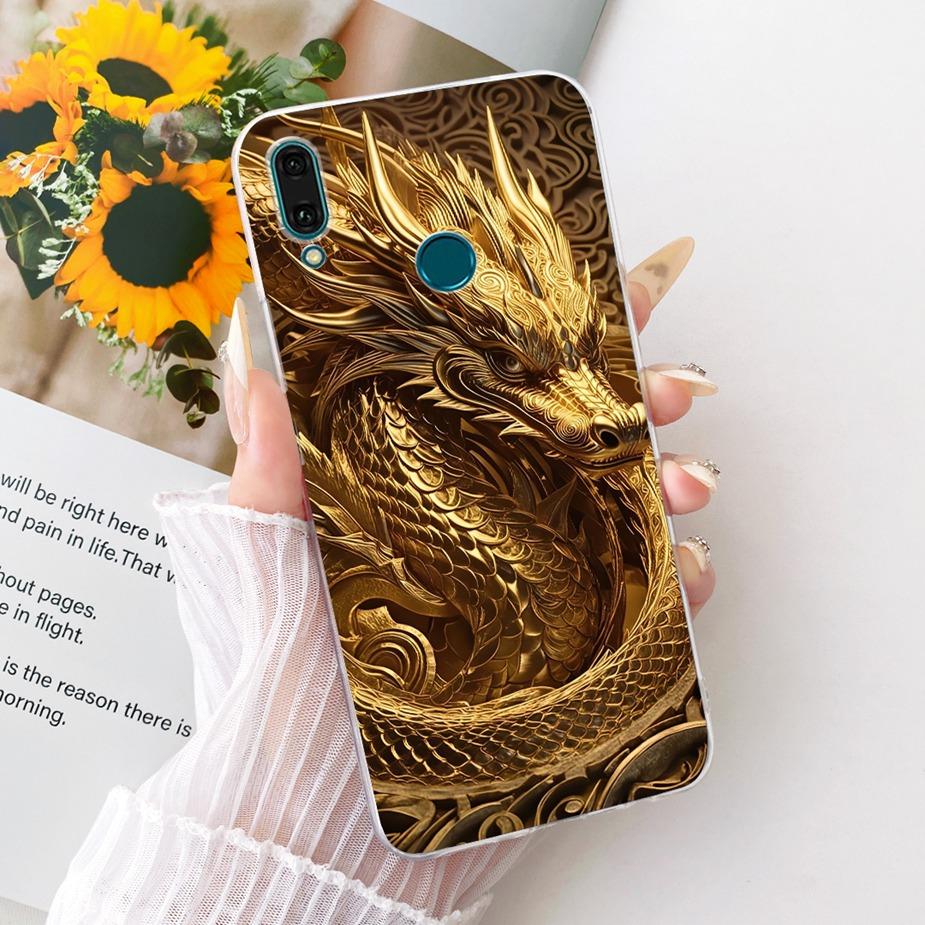 Чехол для Huawei Y9 2019 JKM-LX1 JKM-LX2 JKM-LX3 Новый Роскошный Расписной Чехол Мягкий Тонкий Чехол для Телефона Для Huawei Y9s Y 9 s Y9 2019 Корпус