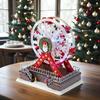 1pc Dreamy Rotating Glowing Ferris Wheel Music Box,Romantic Surprise for Christmas Tree,Creative Home Decor,Christmas Gift,Christmas Decorations Music