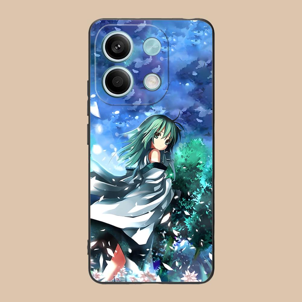 Touhou Kochiya Sanae Mobile Phone Case for Xiaomi 15 14 13 12 Mi 11 T Ultra Lite Pro S X 5G Colour Printing Cover Luxury