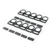 10pcs Push Button Switch Panel Label Frame Clip Installation for 22mm Aperture Material for Switch Function Organization