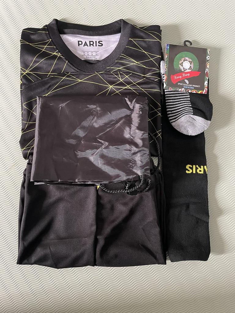 Футбольная форма 22-23 PSG Paris Saint-Germain AWAY Limited Mbappé детская взрослая форма номер 7 тренировочная одежда дышащая быстросохнущая настоящее время юниорская