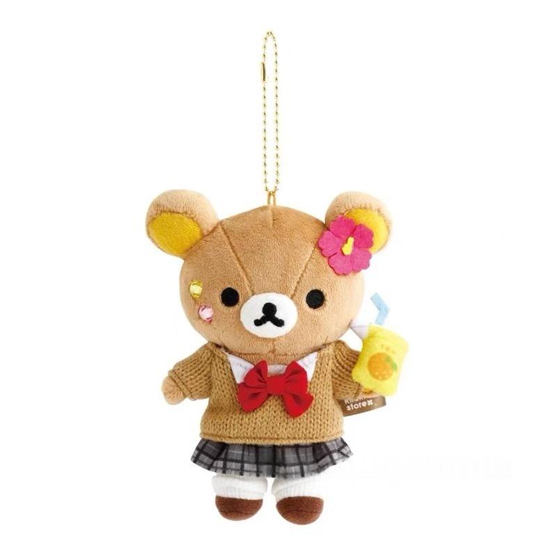 SanX Rilakkuma Серия JK для кампуса плюшевая кукла-медведь подвеска Аниме Повар Корилаккума Кииротори милый цыпленок мягкая игрушка брелок